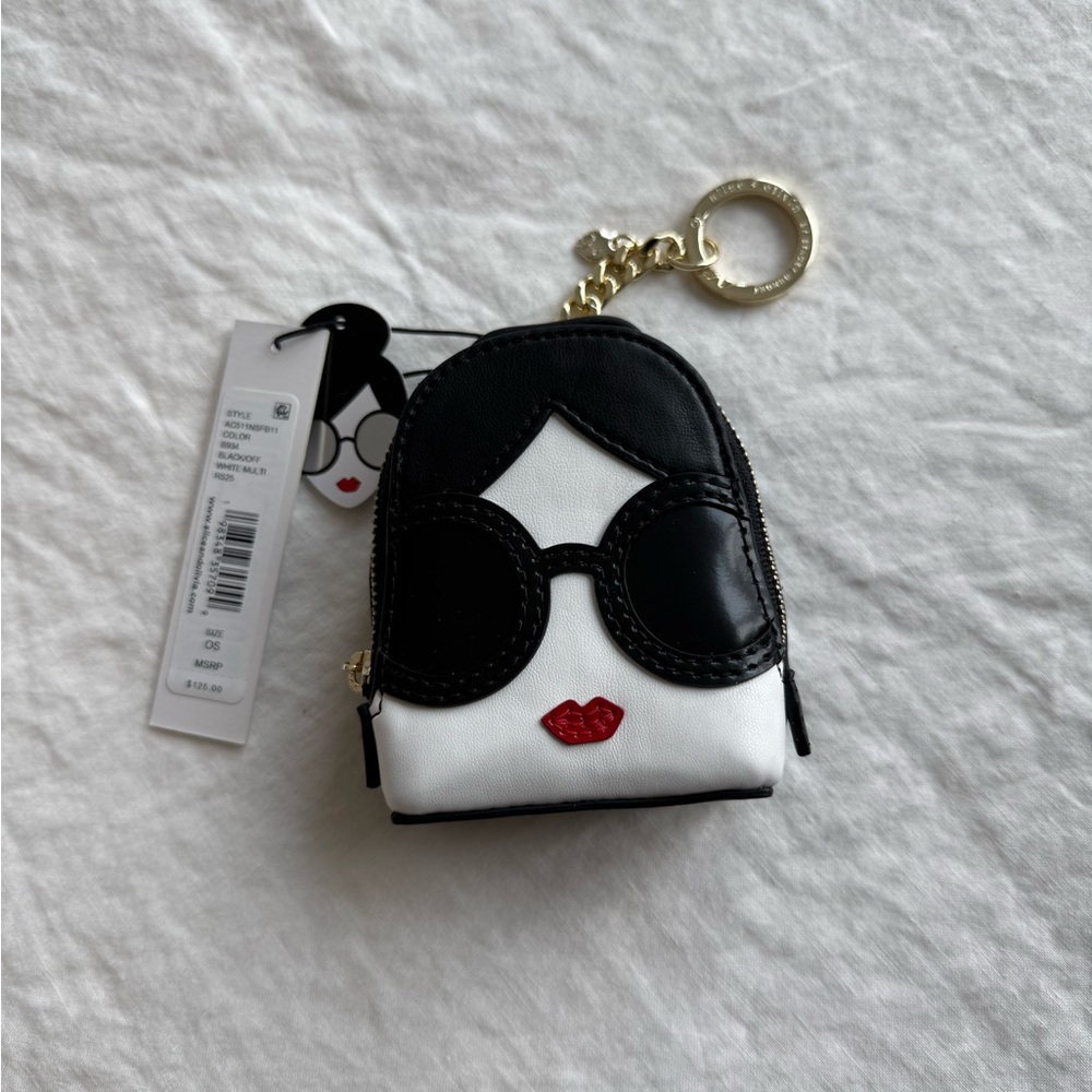 Alice + Olivia Staceface Mini Backpack Keycharm